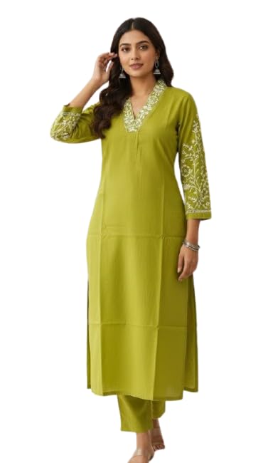 Cotton Kurta Bottom Set for Women | Stylish Kurta Set