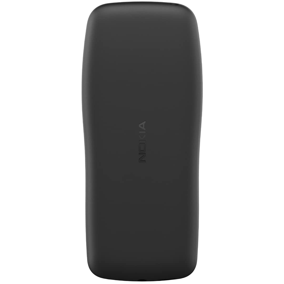 Nokia 105 Classic | Single SIM Keypad Phone with Built-in UPI Payments, Long-Lasting Battery, Wireless FM Radio, Without Charger| 1 Year Replacement Guarantee | Charcoal
