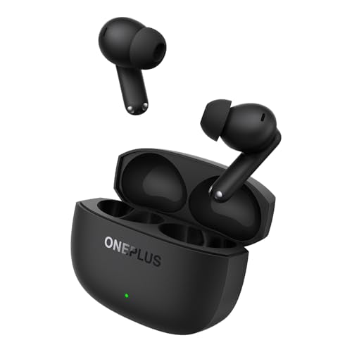 OnePlus Nord Buds 4 Pro TWS Earbuds, Upto 55dB Real-time ANC, Adaptive Mode, 12mm Titanium-Coated Driver, Spatial Audio, Upto 54hrs Playback, Dual-Device connectivity, 47ms Low Latency, Raven Black