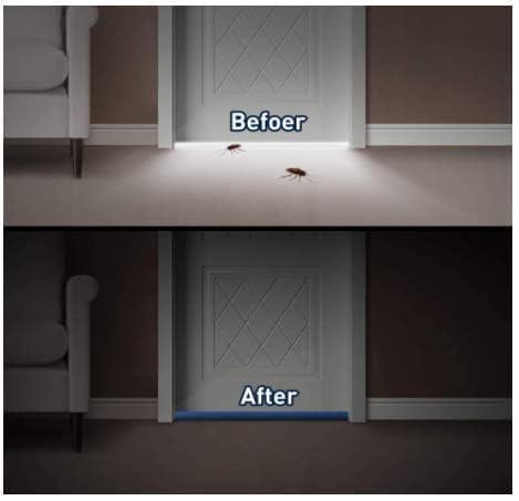 VOOY Door Bottom Sealing Strip Guard for Home | (39 inches, Pack of 3) | Door Stoppers | Door Seal | Door Closers | Sound-Proof Reduce Noise Energy Saving Weather Stripping | Waterproof (3)