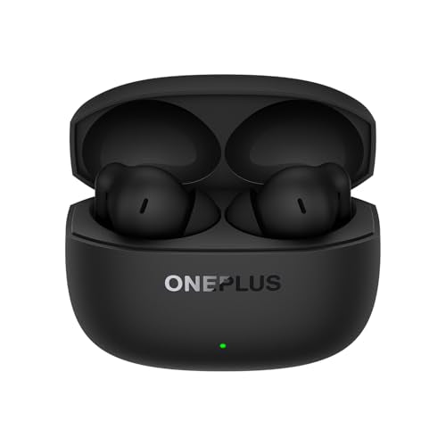 OnePlus Nord Buds 4 Pro TWS Earbuds, Upto 55dB Real-time ANC, Adaptive Mode, 12mm Titanium-Coated Driver, Spatial Audio, Upto 54hrs Playback, Dual-Device connectivity, 47ms Low Latency, Raven Black