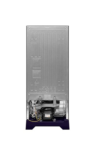 Haier 190L 4 Star Direct Cool Single Door Refrigerator | Toughened Glass Shelves | Fast Ice Making in Just 60 minutes | Large Veg Box| Easy Clean Back (HED-204TMIBA-N, Marine Ivy, Base Stand)