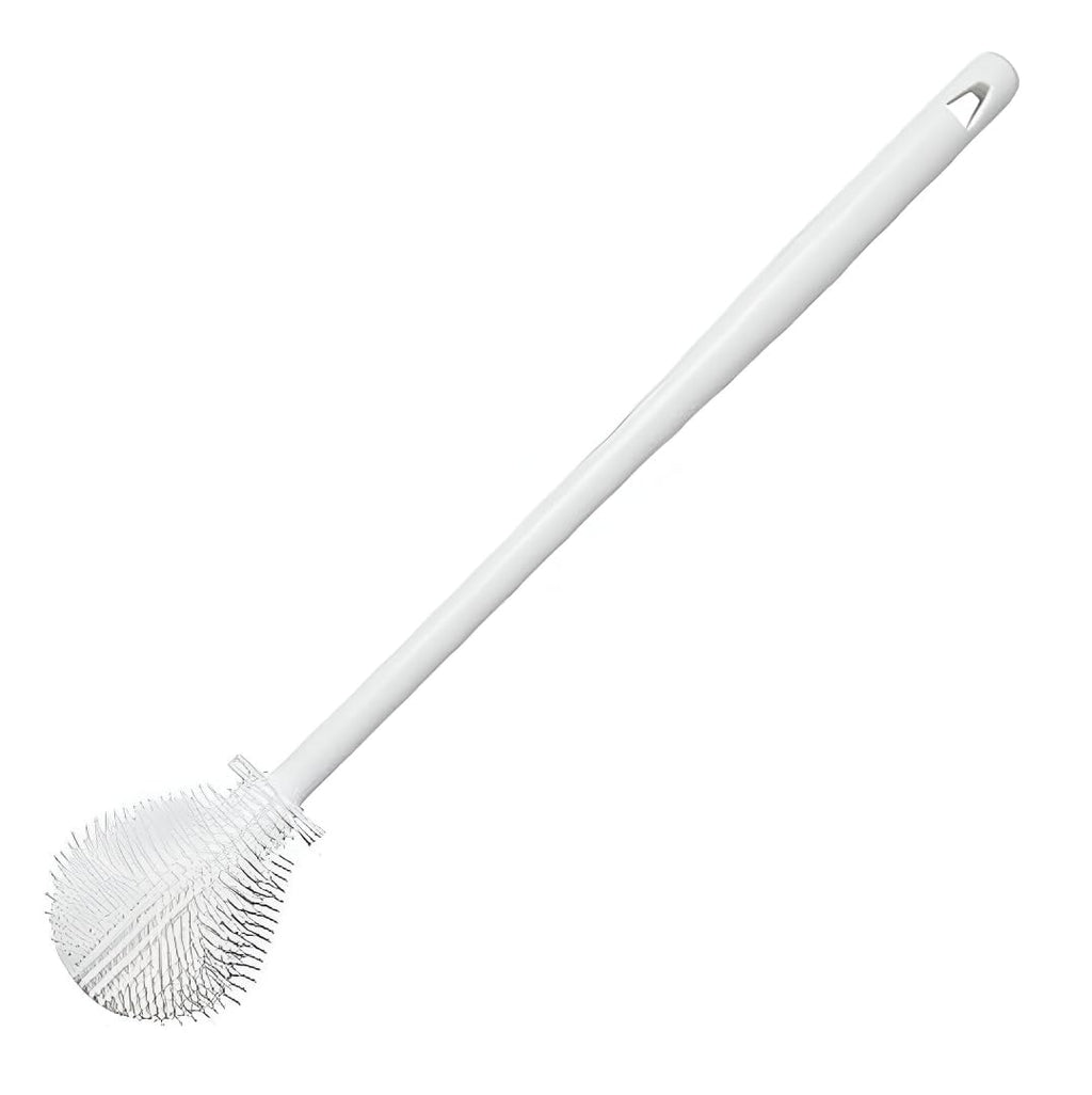 Silicone Bottle Cleaning Brush, 360 Degree Rotational, Flexible Soft Bristle, Long Handle Cleaning Brush for Jar, Cup, Glass Mug Container and Kitchenware (29 × 5.5 × 1cm) (1)