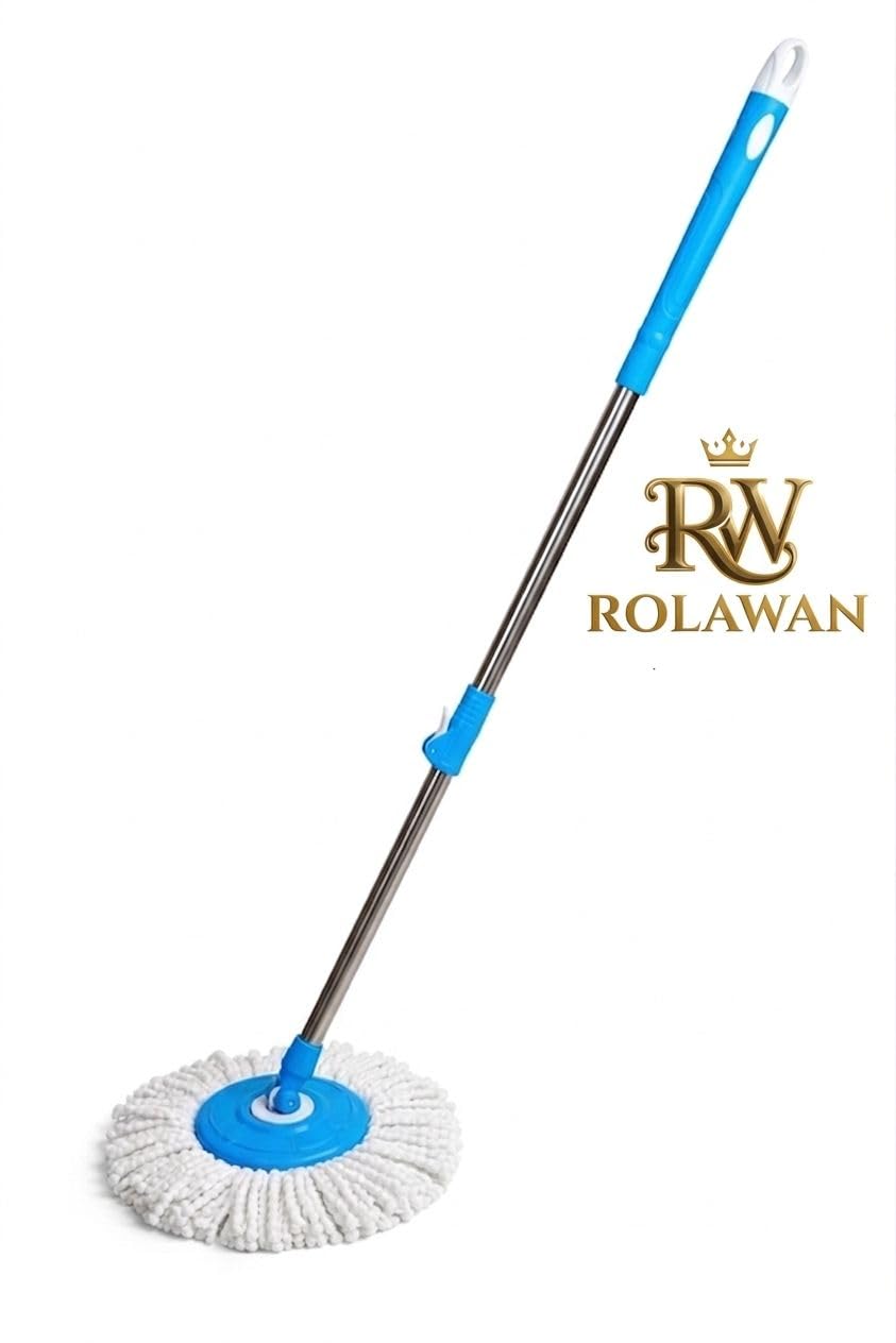 360 Degree Spin Mop with Stainless Steel Handle, Microfibre Mop, Floor Cleaning Mopping Stick with Bucket pocha Cloth for fioor Cleaning ||