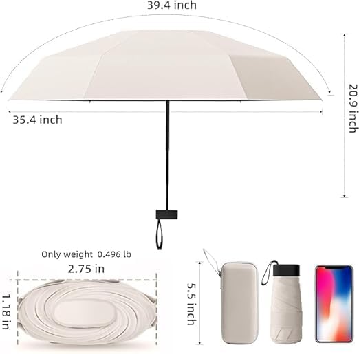 TEKCOOL umbrella (Beige)