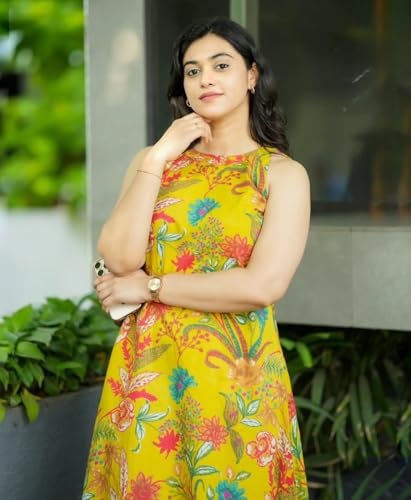 Klosia Women Pure Cotton Kurta Palazzo Set | Sleeveless Printed Kurta with Palazzo Pants | Summer Friendly, Office Wear Co-Ord Sets