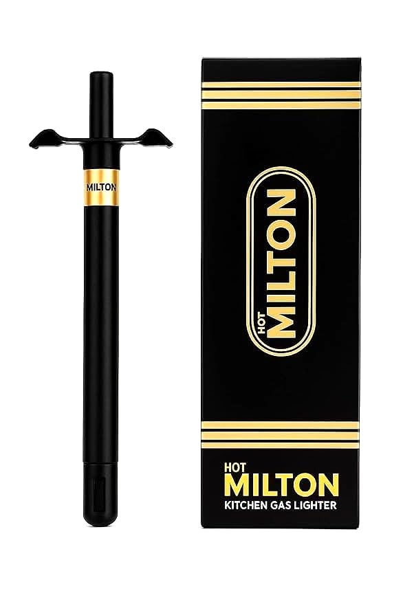 Kitchen Gas Lighter, Heavy Duty Stainless Steel Spark Lighter for Gas Stove | Long-Lasting & Easy Grip Ignition Tool with (1 Year Warranty)
