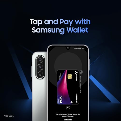 Samsung Galaxy M17 5G Mobile (Sapphire Black, 6GB RAM, 128GB Storage) | 50MP OIS Triple Camera | Gorilla Glass Victus | IP54 | 6 Gen OS Upgrades | AI | Gemini Live | Lag-Free Gaming | Without Charger