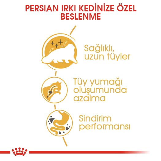 Royal Canin Persian Adult Food, Dry Food, Supports Healthy Growth & Long Hair, Digestive Health, and Reduction in Hairball Formation, 2 Kg