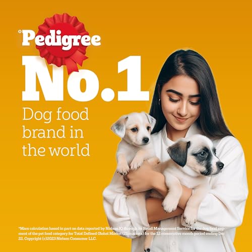 Pedigree Puppy Wet Dog Food, Chicken Chunks in Gravy, 130 g (Pack of 12), Complete & Balanced Meal for Puppies