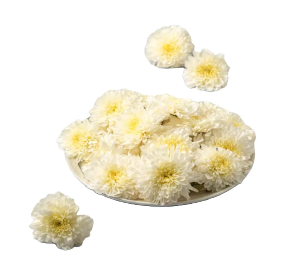 Fresh Chrysanthemum/Shevanti Flower White, 100 g