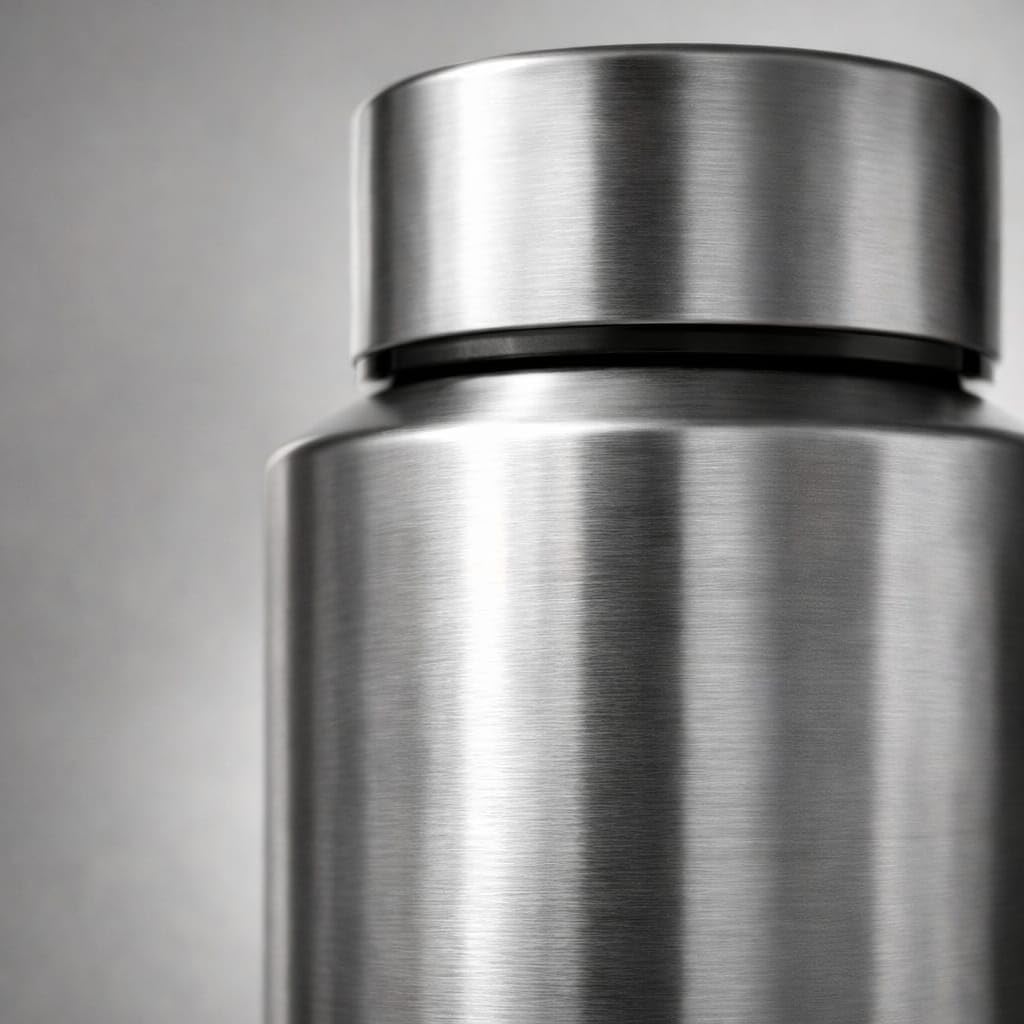 Shopsidex® bottle Stainless Steel Water Bottle, 1000 ml, Silver, Leak-Proof, Modern Design Stainless Steel Water Bottle,school/college/office/home/kitchen/gym/travelling (Pack 6)