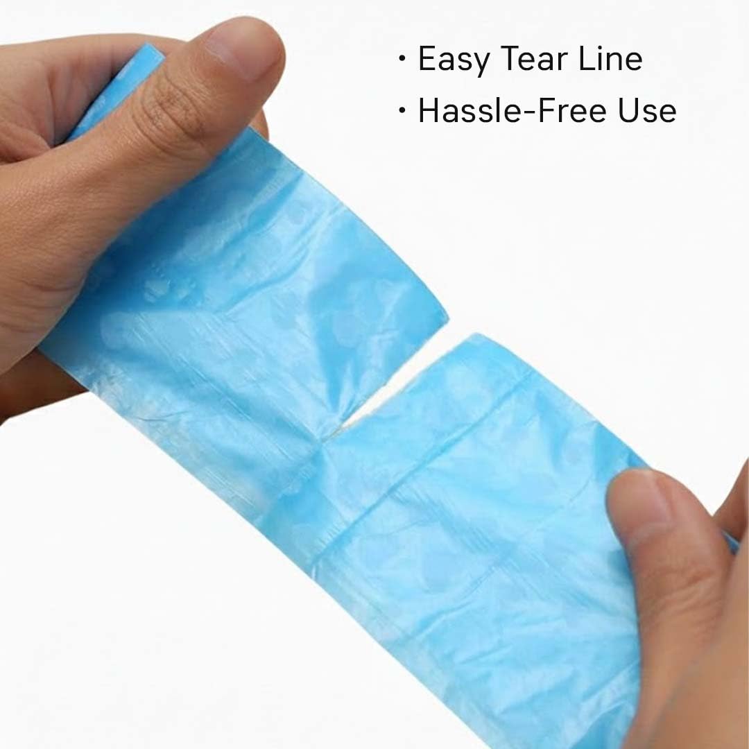 PETS EMPIRE 8 Roll Dog Poop Bags Extra Thick and Strong | Leak Proof Poop Bags for Dogs | Plastic Waste Pick Up Biodegradable | Dog Potty Picker Bag | Unscented Waste Bag 120 Counts