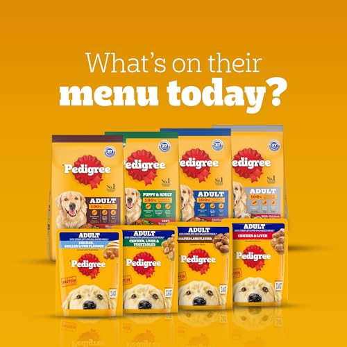 Pedigree Adult Wet Dog Food, Chicken & Liver Chunks in Gravy, 70 g (Pack of 15), Complete & Balanced Meal for Adult Dogs