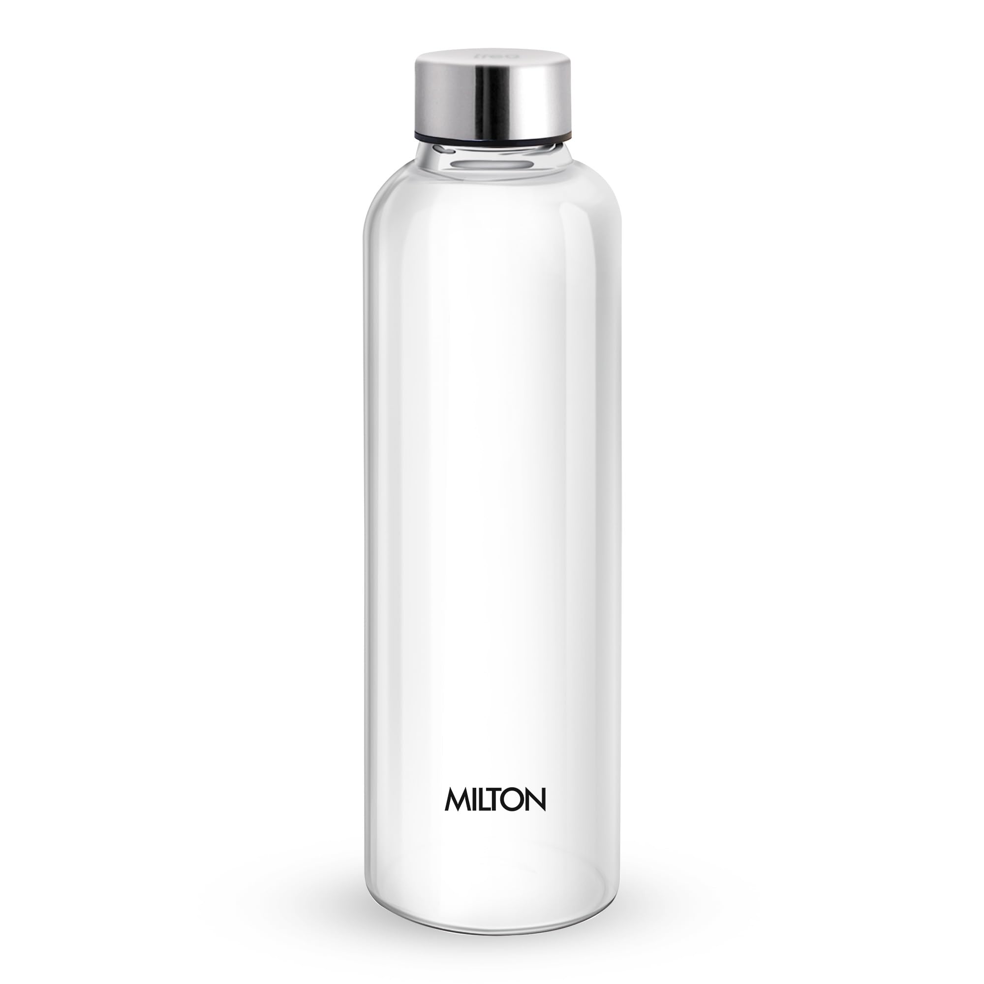 MILTON Costa 1000 Pet water bottle 1 ltr with Stainless Steel Lid, Leak proof, BPA Free, Reusable Water bottle for fridge, Office, School