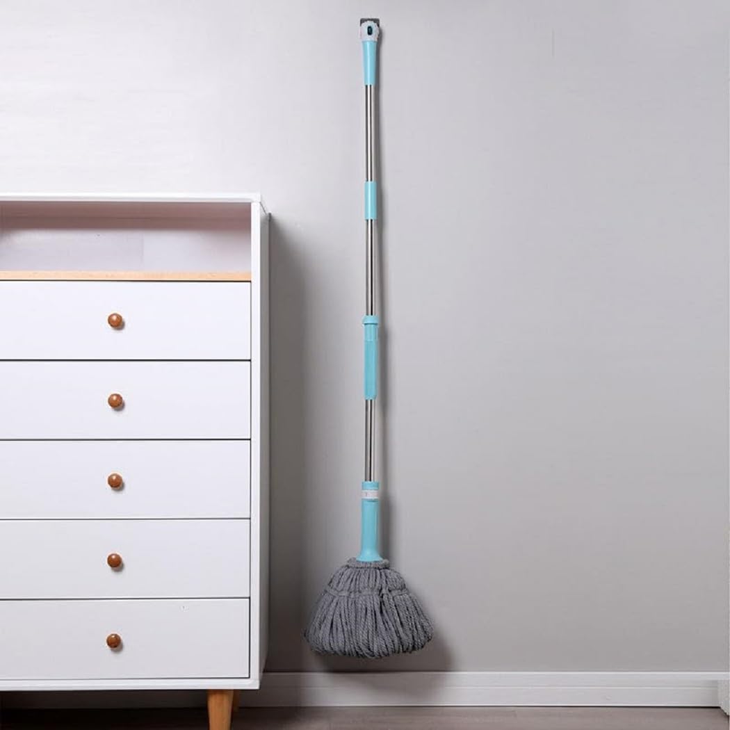 Microfiber Twist Mop for Floor Cleaning – Heavy Duty Squeeze Twist Mop Stick | Durable & Easy to Use Floor Cleaner | Best for Hardwood, Tile, Laminate Floors | G-Grey