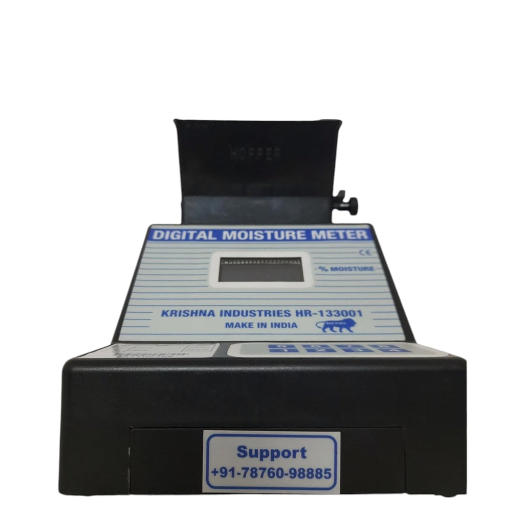 Digital Grain Moisture Meter for Mustard, Maize, Paddy, (Sarso, Makka, Dhaan) Bajra & Groundnut Seeds | Compact & Lightweight |Low Power Consumption | 3.5 Digit LCD Display | ISO Approved