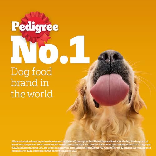 Pedigree Adult Dry Dog Food, New Chicken Biryani Flavour, 1 kg, Protein of 4 Chicken Pieces, Vitamin D3 of 6 Eggs, Calcium of 7 Cups of Yogurt, 100% Complete and Balanced Nutrition