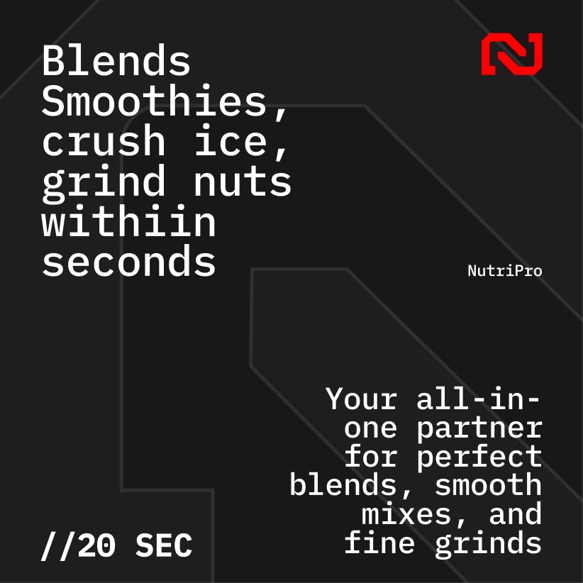 Nutripro Juicer Mixer Grinder Smoothie Maker - 500 Watts (2 Jars & 1 Blade, Gold) - 2 Year Warranty
