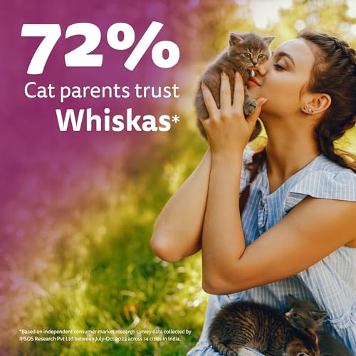 Whiskas Junior Kitten (2-12 Months) Wet Cat Food, Tuna in Jelly, 80 g (Pack of 14), Hydrating Food Made With Real Fish, 100% Complete & Balanced Nutrition for Kittens
