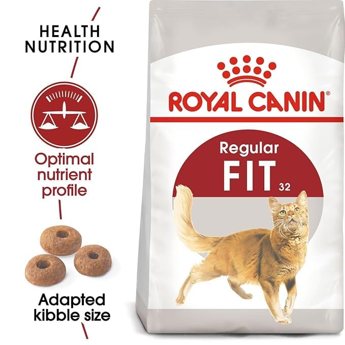 Royal Canin Fit 32 Regular Powder Adult Cat Food, Dry Food, Supports Weight Management & Optimal Nutrient Profile,2 Kg