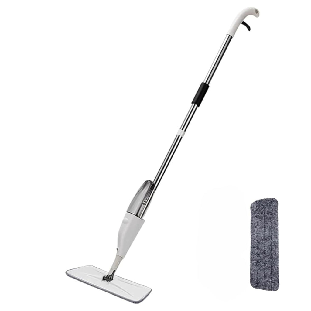 OLMARTT KITCHENWARE Spray Mop with Refillable Water Tank, 360° Rotating Flat Mop with Microfiber Pad for Tiles, Marble, Wooden Floor