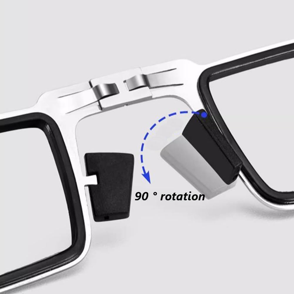 Spatlus Reading Glasses Blue Light Blocking, Anti Uv Glare, Foldable Computer Spring Hinge Readers for Women Man, Foldable Reading Glasses Soft Nose Pad (Color : Black, +2.00 Magnification)