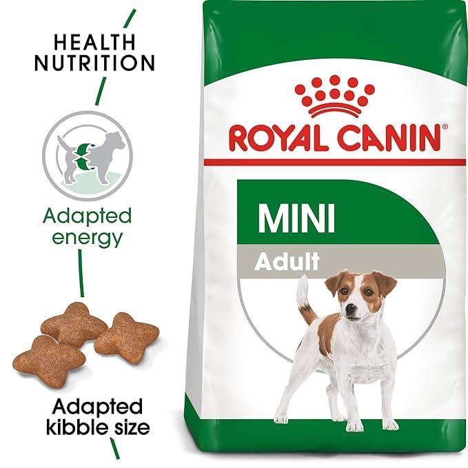 Royal Canin Mini Adult Dog Food, Dry Food, Supports Weight Management & Digestive Health, Promotes overall development, 800 Grams