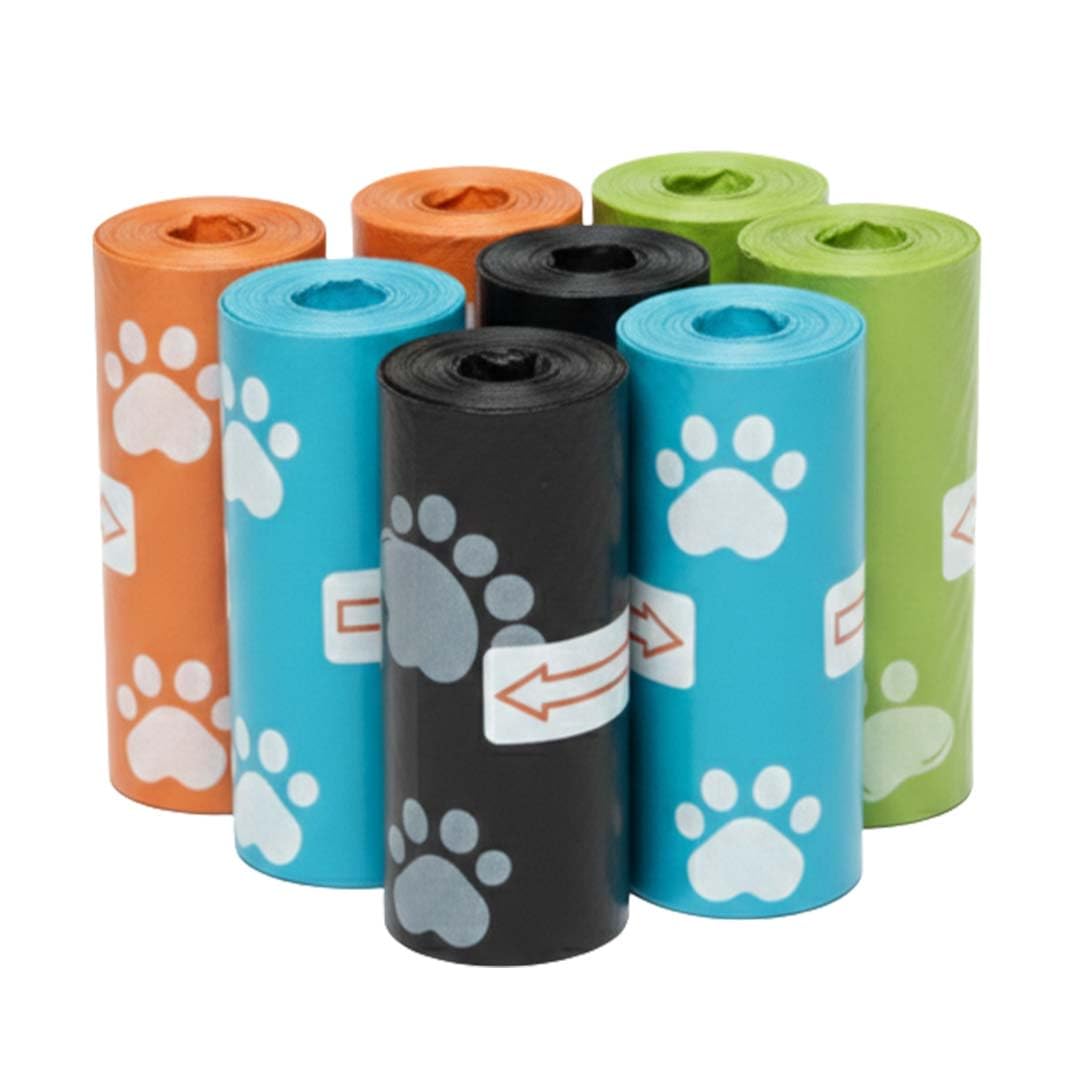 PETS EMPIRE 8 Roll Dog Poop Bags Extra Thick and Strong | Leak Proof Poop Bags for Dogs | Plastic Waste Pick Up Biodegradable | Dog Potty Picker Bag | Unscented Waste Bag 120 Counts