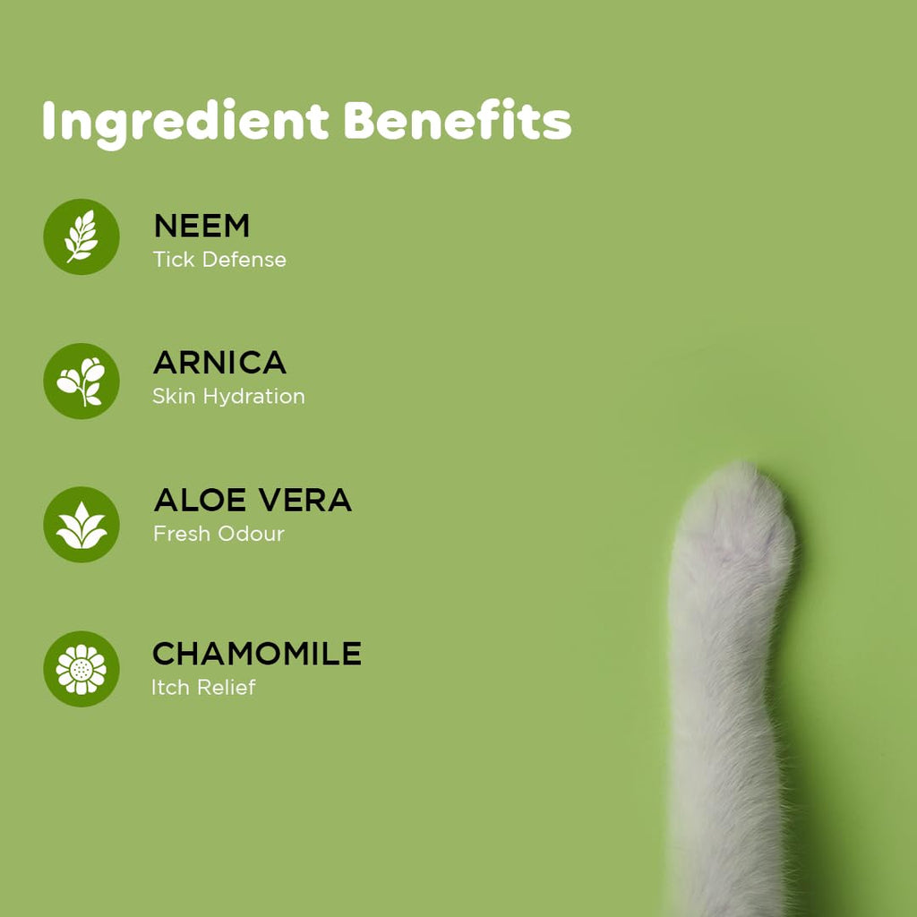 Pil Neem Plus Herbal Pet Shampoo 1000ml | Puppy Safe | Anti-Fungal, Anti-Ticks and Fleas, Antibacterial, Antiseptic & pH Balanced Dog Shampoo | Regular use Coat Cleansing Shampoo for Pets