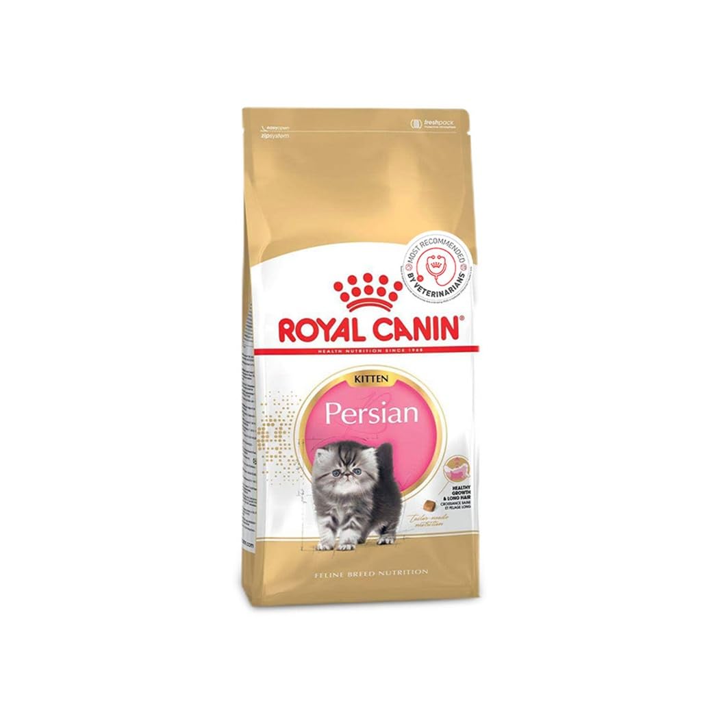 Royal Canin Persian Kitten Food, Dry Food, Supports Healthy Growth & Long Hair, Digestive Health, and Immunity System, 1 Kg
