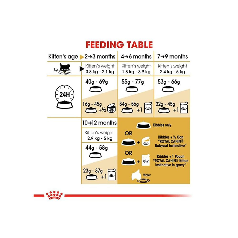 Royal Canin Persian Kitten Food, Dry Food, Supports Healthy Growth & Long Hair, Digestive Health, and Immunity System, 1 Kg