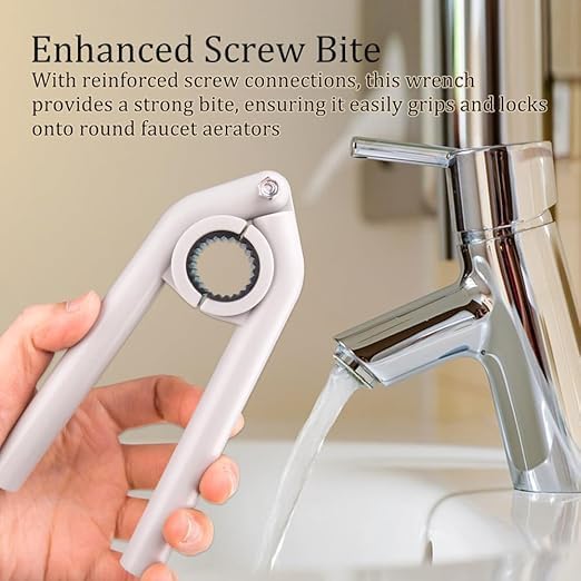 CHEALPANI Anti Slip Plumbing Repair Wrench Tool for Kitchen Bathroom Universal Tap Faucet Opener Spanner Plastic Sink Wrench for Tap Installation Easy Faucet Aerator Repair Tool for Home Plumbing