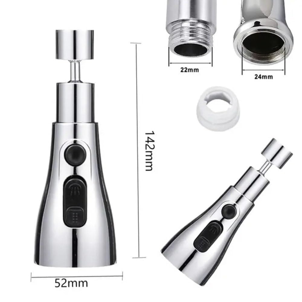 Tap Extender for Kitchen Sink, Flexible Faucet with Tap Extension for Convenient Use Upgrade Your Kitchen Sink with Flexible Tap for Easy Access