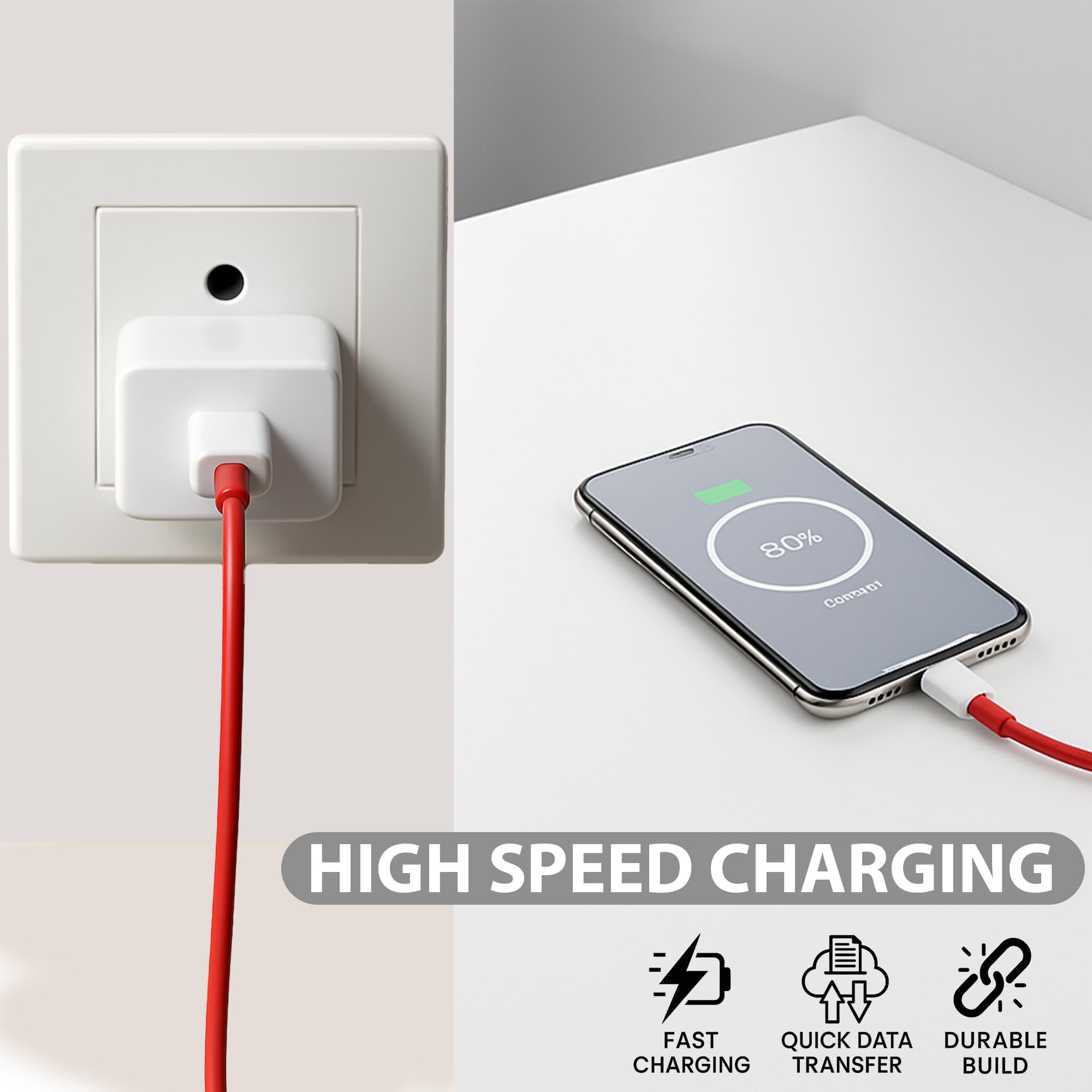 100W Fast Charging cable USB-A to Type-C Compatible with OnePlus 15/15R13/13R/12R/12/11/11R/10/10R/9/9R/8/8T,Nord 5/4/3/2,CE4/3/2/Lite Support all USB to Type-C Devices BY APFEN®
