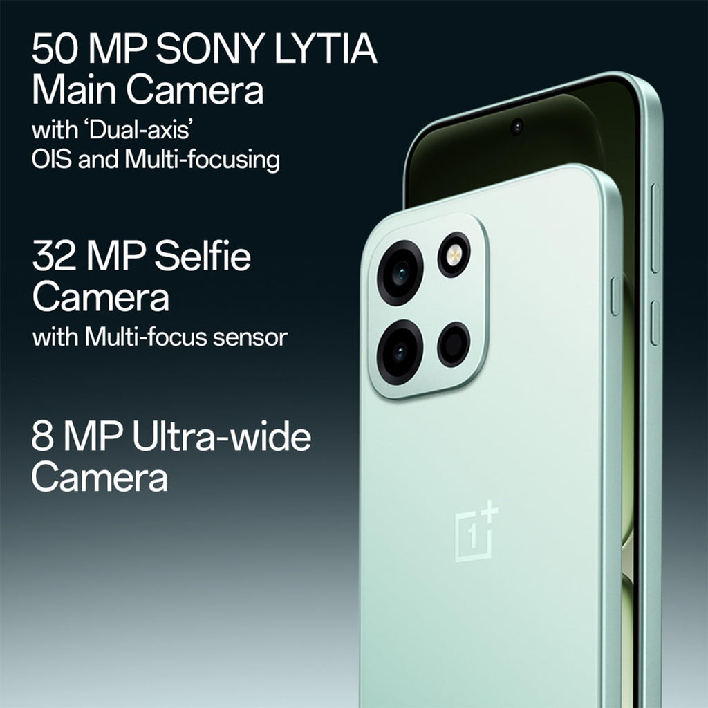 OnePlus Nord 6 | 8GB+256GB | Pitch Black | Snapdragon 8s Gen 4 | Segment's First Stable 165FPS Gaming | Segment's Largest 9000mAh Battery | Most Complete IP Rating | Personalized AI