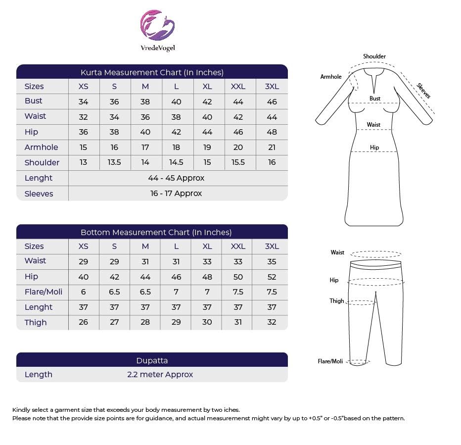 VredeVogel Kurta Set with Dupatta | Viscose Roman Silk Embroidered Kurta Set for Women | Women's Ethnic Casual Straight Fit Kurti Set |Kurta Pant Festive Suit (White_Small)