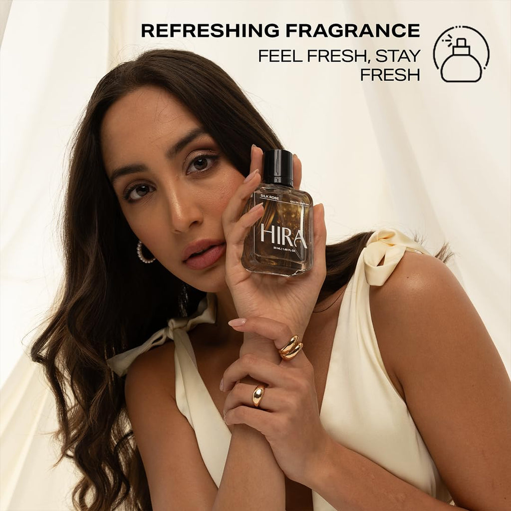 HIRA Discovery Gift Set for Women | 4 x 10 ml 8 Hours Long Lasting Luxury Premium Fragrances | Summer Afternoon, Wine Tastings, Love Letters, Red Flag | Gift for Wife, Girlfriend
