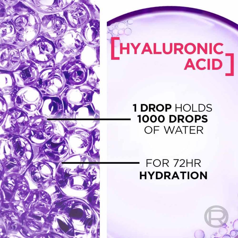 L'Oreal Paris Hyaluron Moisture 72HR Moisture Filling Shampoo powered by Hyaluronic Acid, for Frizz-free, Hydrated and Bouncy Hair Full of Life | 1Ltr