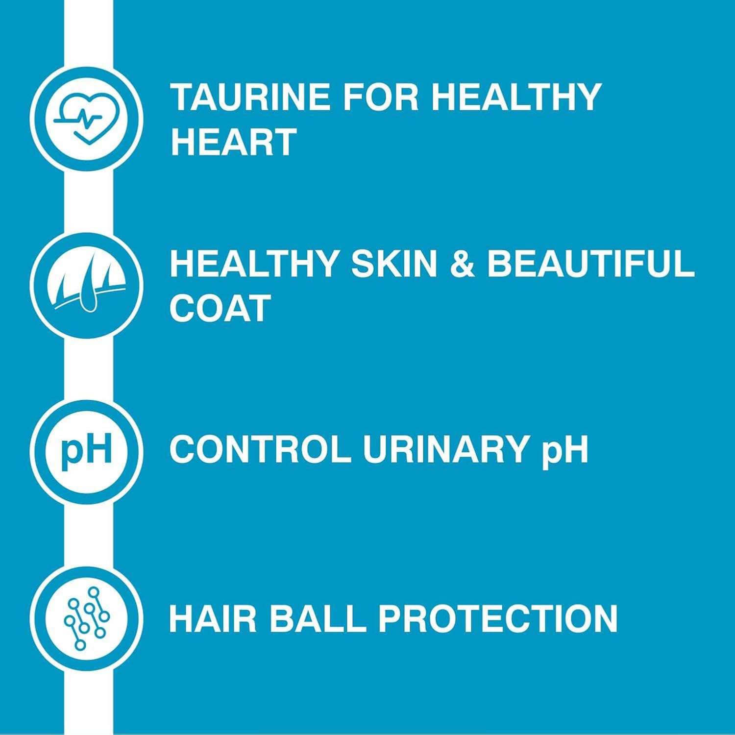 Purepet Adult Dry Cat Food 1kg | Ocean Fish Flavour | Hairball Protection | Heart Care with Taurine | Skin & Coat Health
