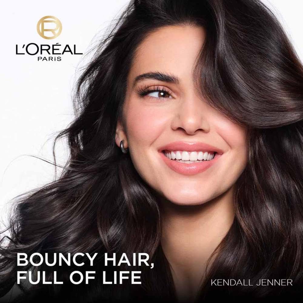 L'Oreal Paris Hyaluron Moisture 72HR Moisture Filling Shampoo powered by Hyaluronic Acid, for Frizz-free, Hydrated and Bouncy Hair Full of Life | 1Ltr