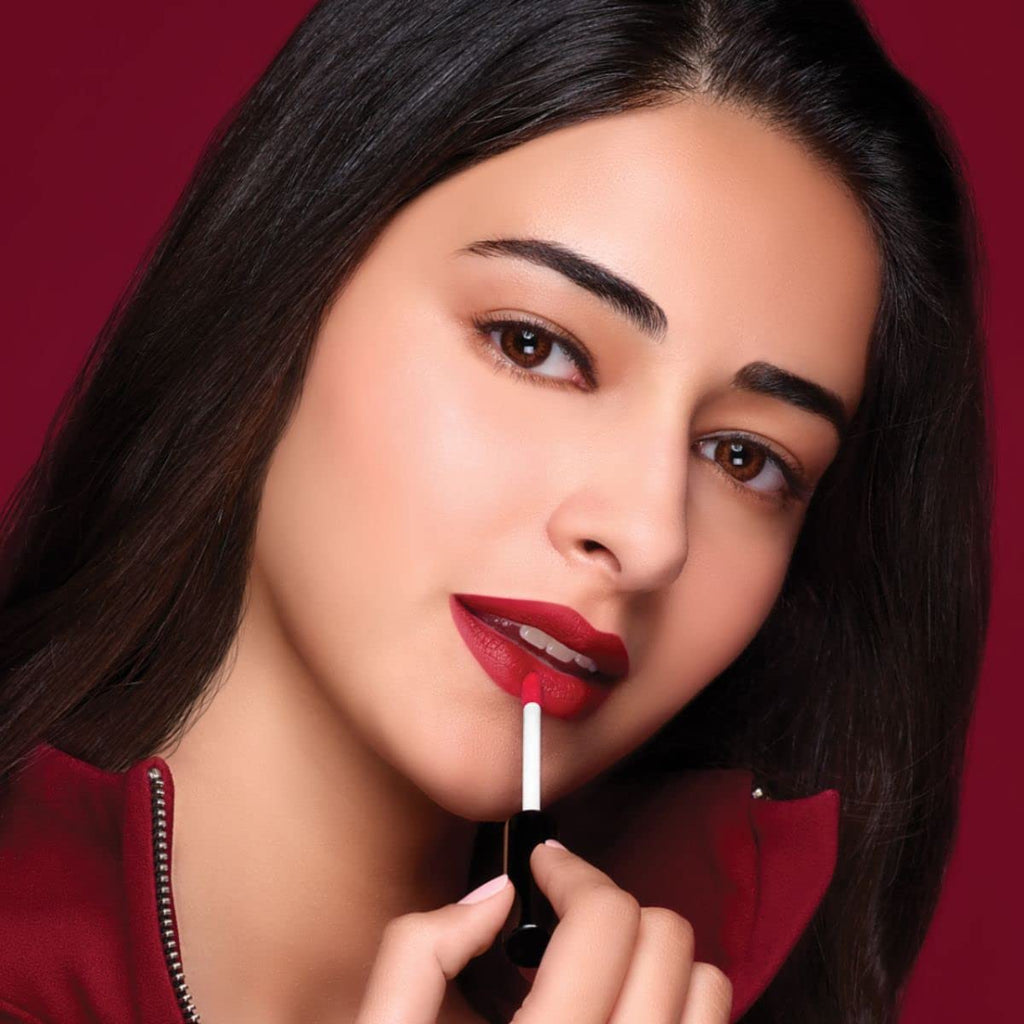Lakme Forever Matte Liquid Lip Colour, Brown Espresso, 5.6 ml