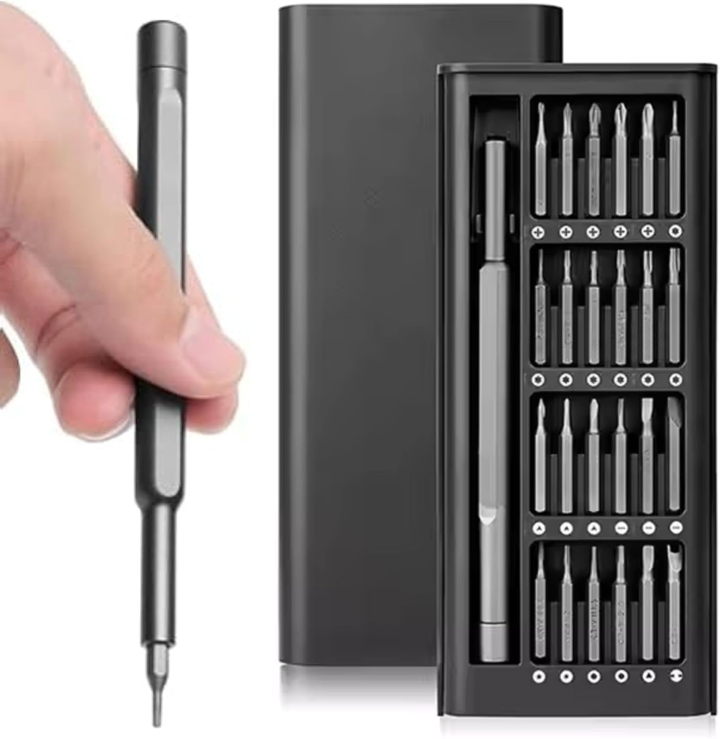 SP Electron 24 In1 Mini Precision Screwdriver Set with Magnetic Head and Steel Bits for Phone, Tablet, PC, TV, Monitor and Multiple Repair Tool Kit
