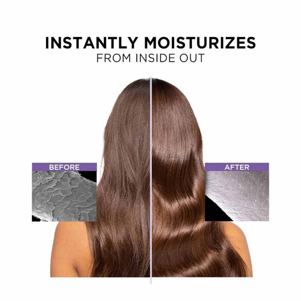 L'Oreal Paris Hyaluron Moisture 72HR Moisture Filling Shampoo powered by Hyaluronic Acid, for Frizz-free, Hydrated and Bouncy Hair Full of Life | 1Ltr
