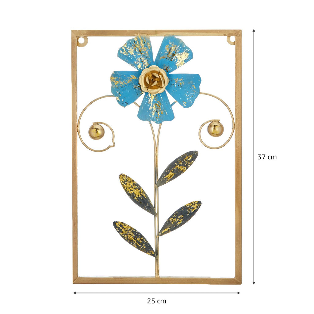 Amazon Brand – Solimo Leaves Metal Wall Decor | Elegant Nature-Inspired Iron Wall Hanging | Sturdy Iron | Wall Hanging | Wall Décor | Easy Installation | 37 x 25 cm Each | Set of 3