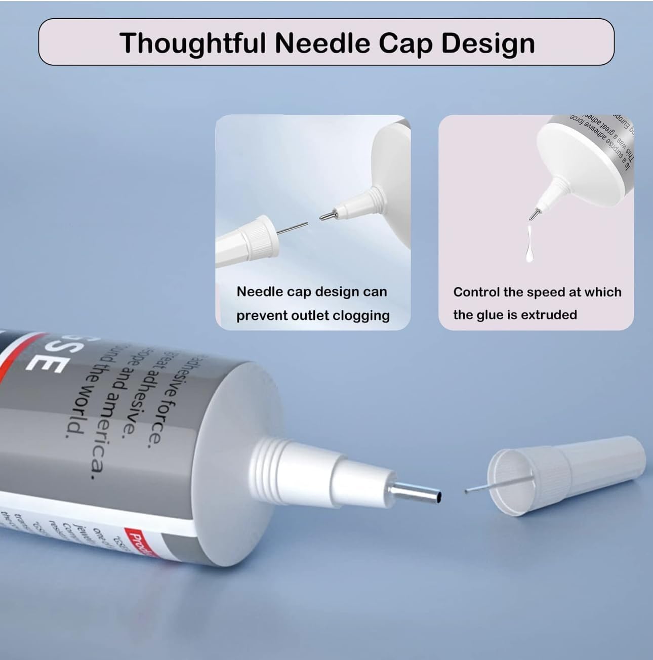 DEXURIES B7000 Multipurpose Adhesive Glue | Jewelry, Beads, Clothes, Shoes, Fabrics,Screen Repair, Metal, Stone, Glass, Mobile Phones,Artificial Crystal Crafts (50ML, 1.68fl oz/Pack of 2)