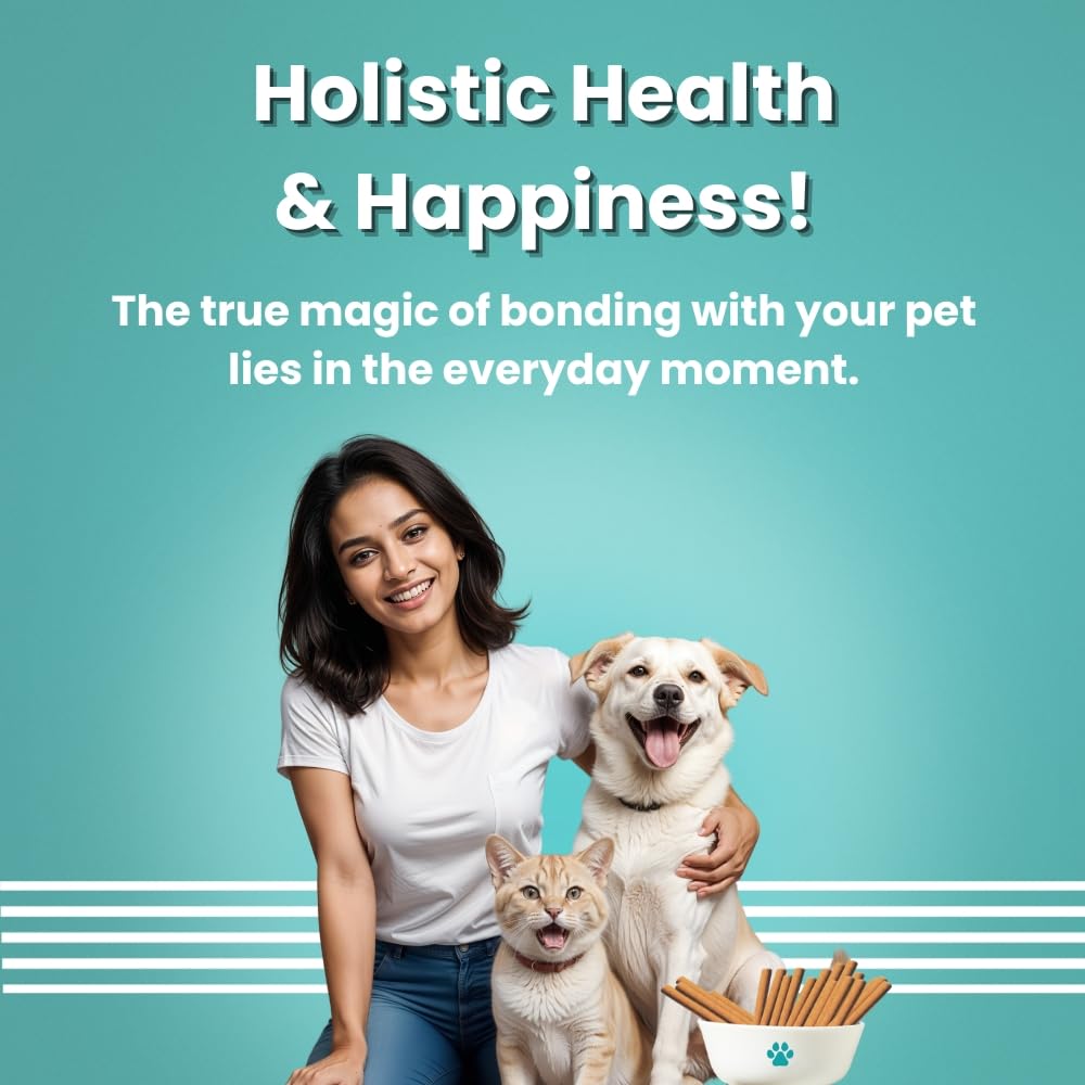 BARK OUT LOUD - Multivitamin Dog Treats, Fresh Chicken Immunity Chewstix with Omega & Zinc to Boost Health & Vitality for Dogs & Cats of All Life Stages - 100g (Pack of 1)