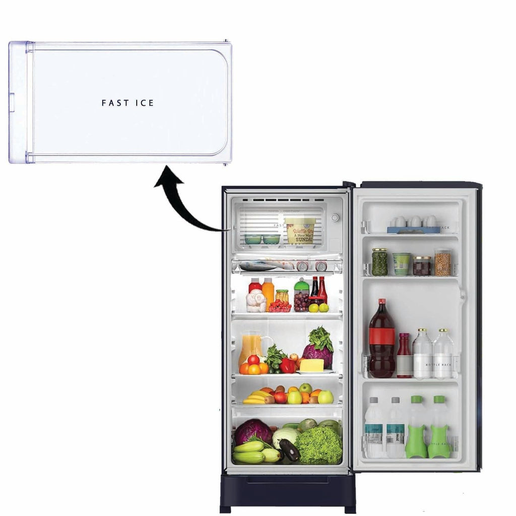 Freezer Door/Refrigerator Compatible for Whirlpool Single door Gen-y | Transparent (Round Lock) Match (Size 36x18.8CM) Replacement Parts