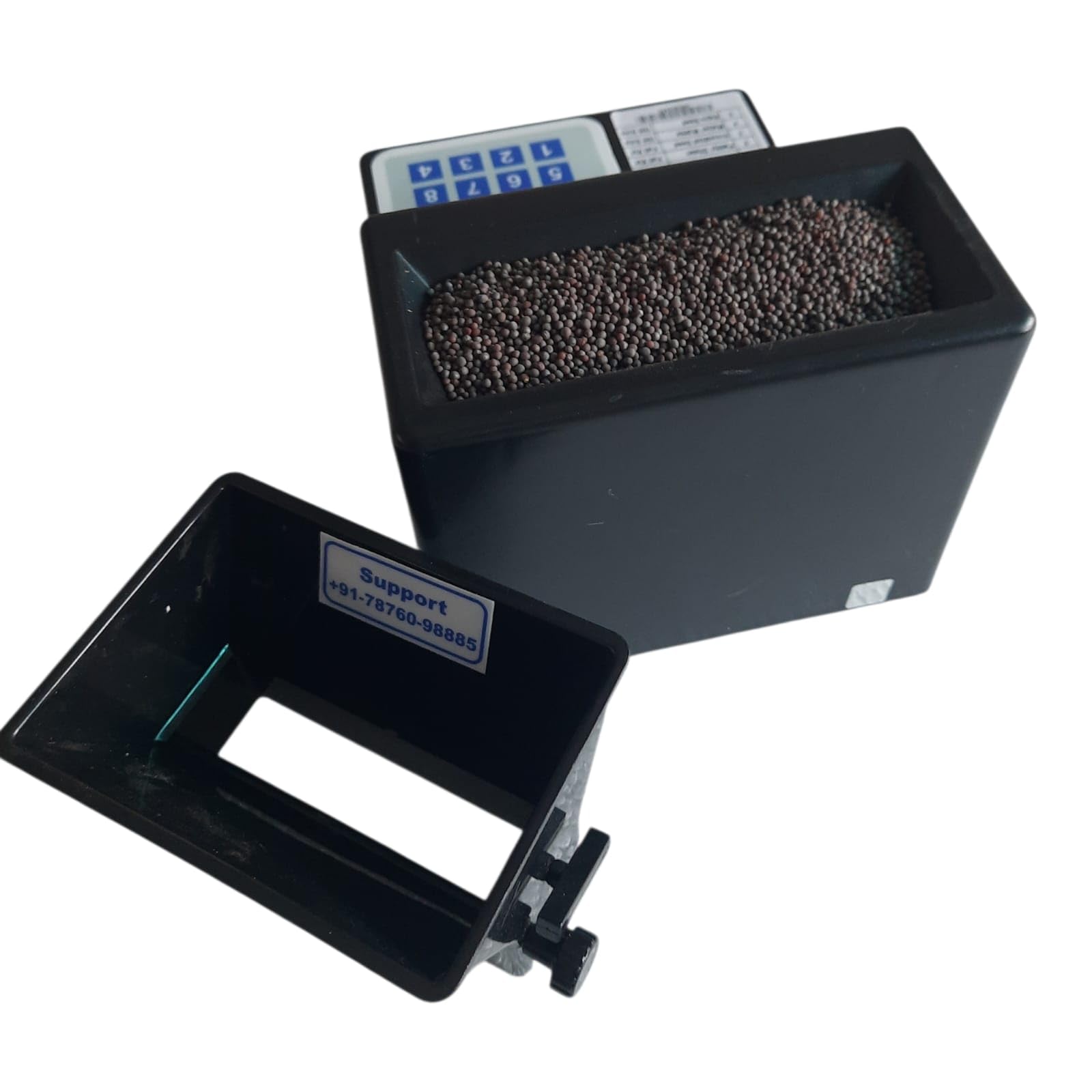 Digital Grain Moisture Meter for Mustard, Maize, Paddy, (Sarso, Makka, Dhaan) Bajra & Groundnut Seeds | Compact & Lightweight |Low Power Consumption | 3.5 Digit LCD Display | ISO Approved