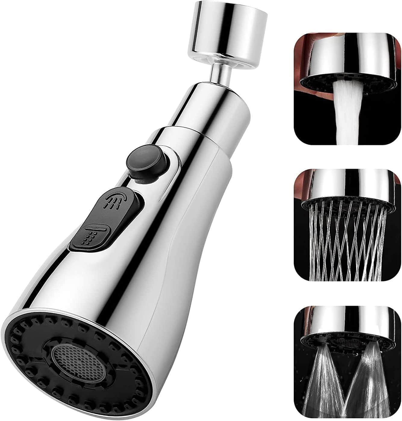 Tap Extender for Kitchen Sink, Flexible Faucet with Tap Extension for Convenient Use Upgrade Your Kitchen Sink with Flexible Tap for Easy Access